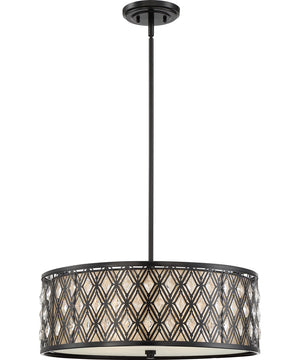 Boutique 4-light Pendant Mystic Black