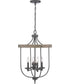 Gulliver 4-Light Foyer Graphite