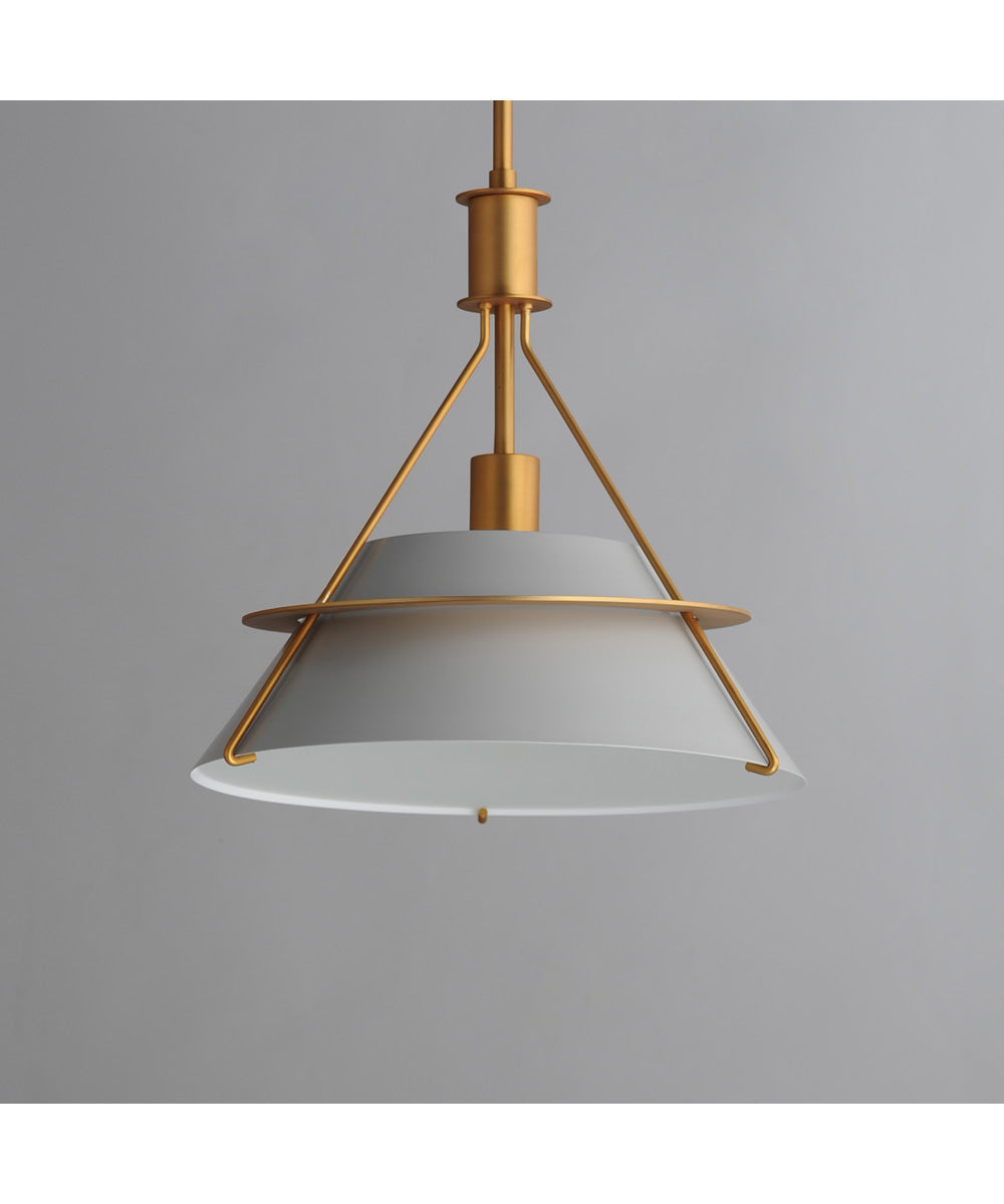 Lucas 1-Light Pendant Natural Aged Brass