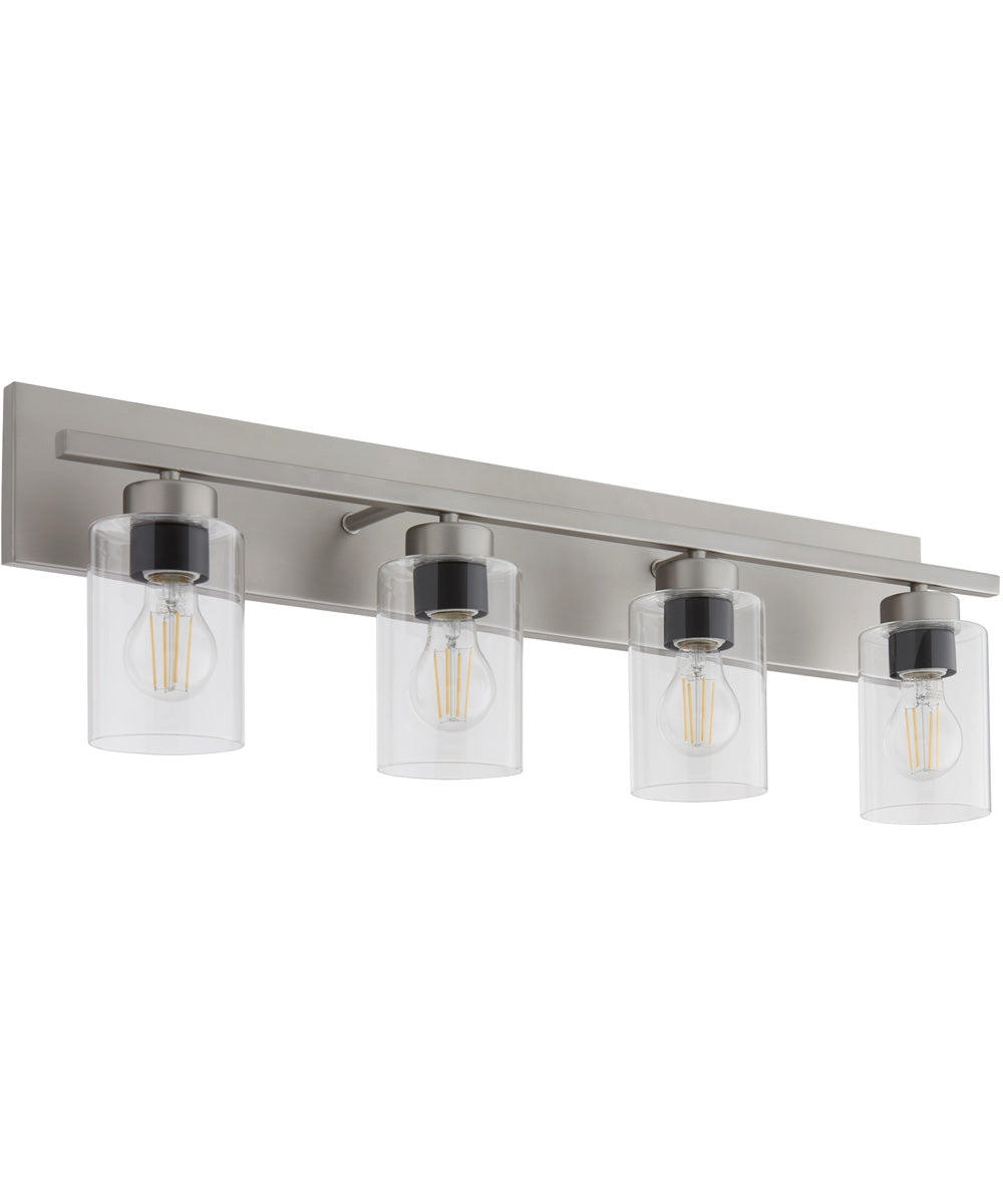 Carter 4-light Bath Vanity Light Satin Nickel