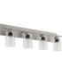 Carter 4-light Bath Vanity Light Satin Nickel