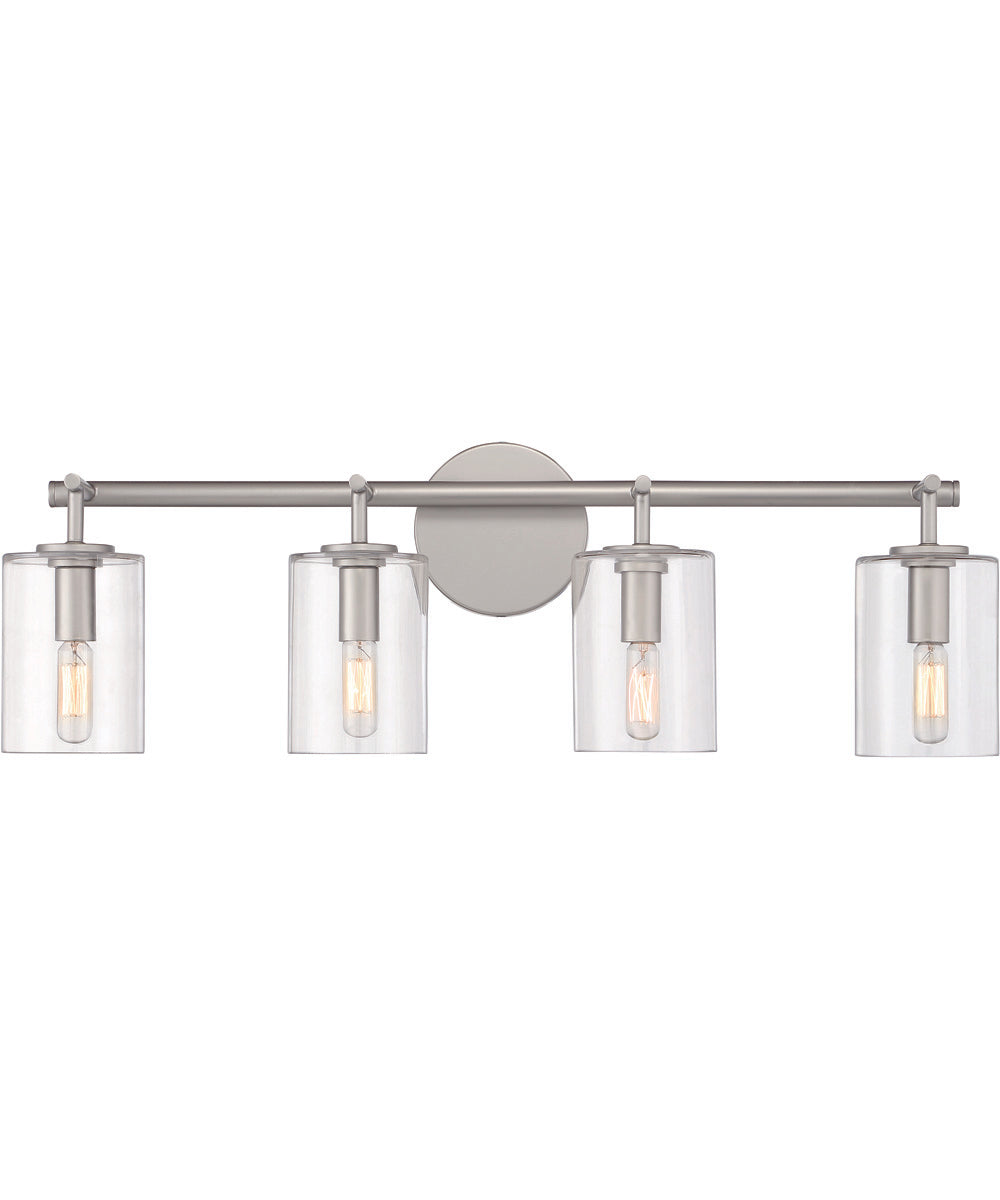 Hailie 4-Light Vanity Satin Nickel