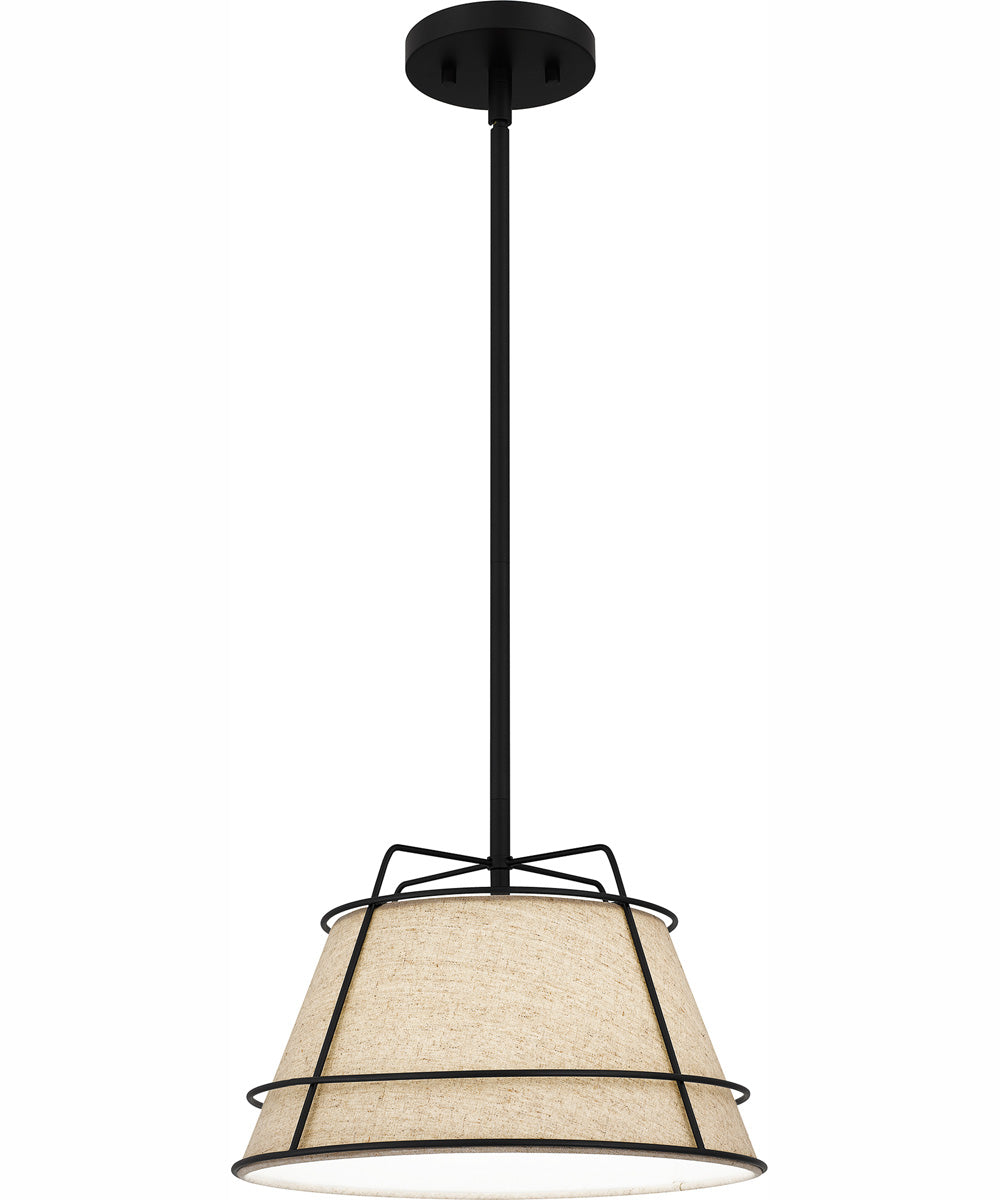 Quoizel Piccolo Pendant 1-light Mini Pendant Matte Black