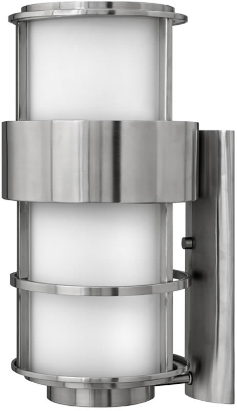 20"H Saturn 1-Light Outdoor Wall Mount Stainless Steel