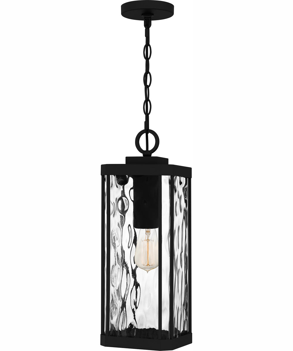 Balchier Large 1-light Outdoor Pendant Light Matte Black