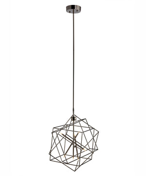 Stacia 7-Light Led Pendant Gunmetal Finished