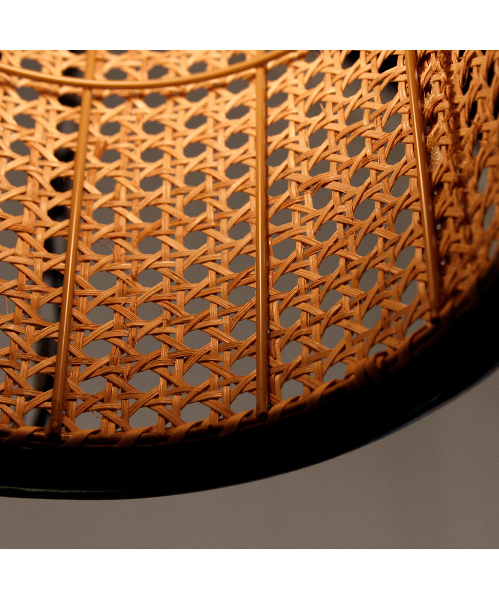 Cane 1-Light Pendant Black