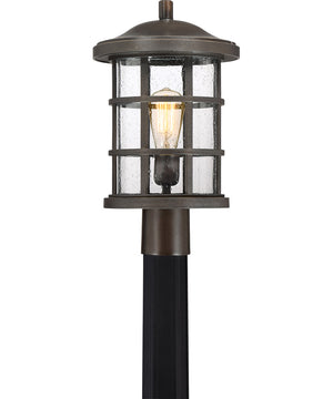 Crusade Large 1-light Outdoor Post Light  Coastal Armour Palladian Bronze