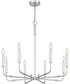 Abner 8-light Chandelier Polished Chrome