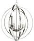 Equinox 6-Light Pendant Polished Nickel