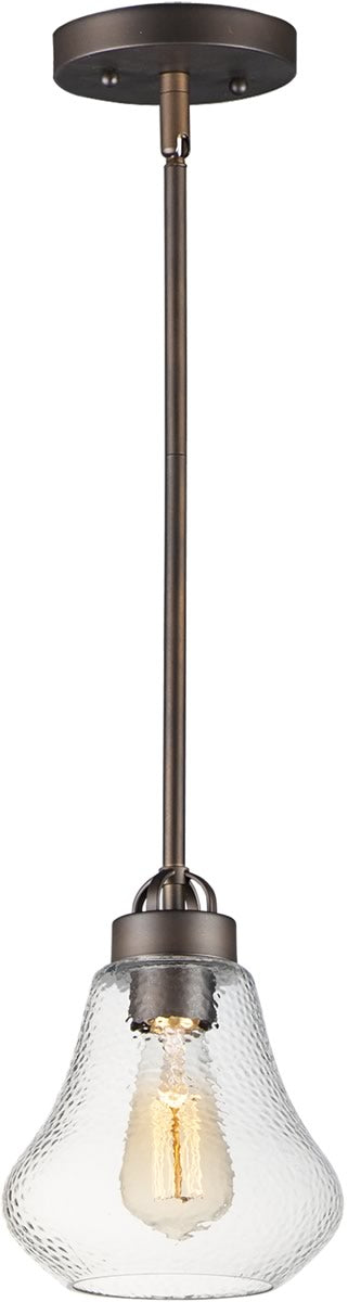 8"W Dianne 1-Light Pendant Oil Rubbed Bronze