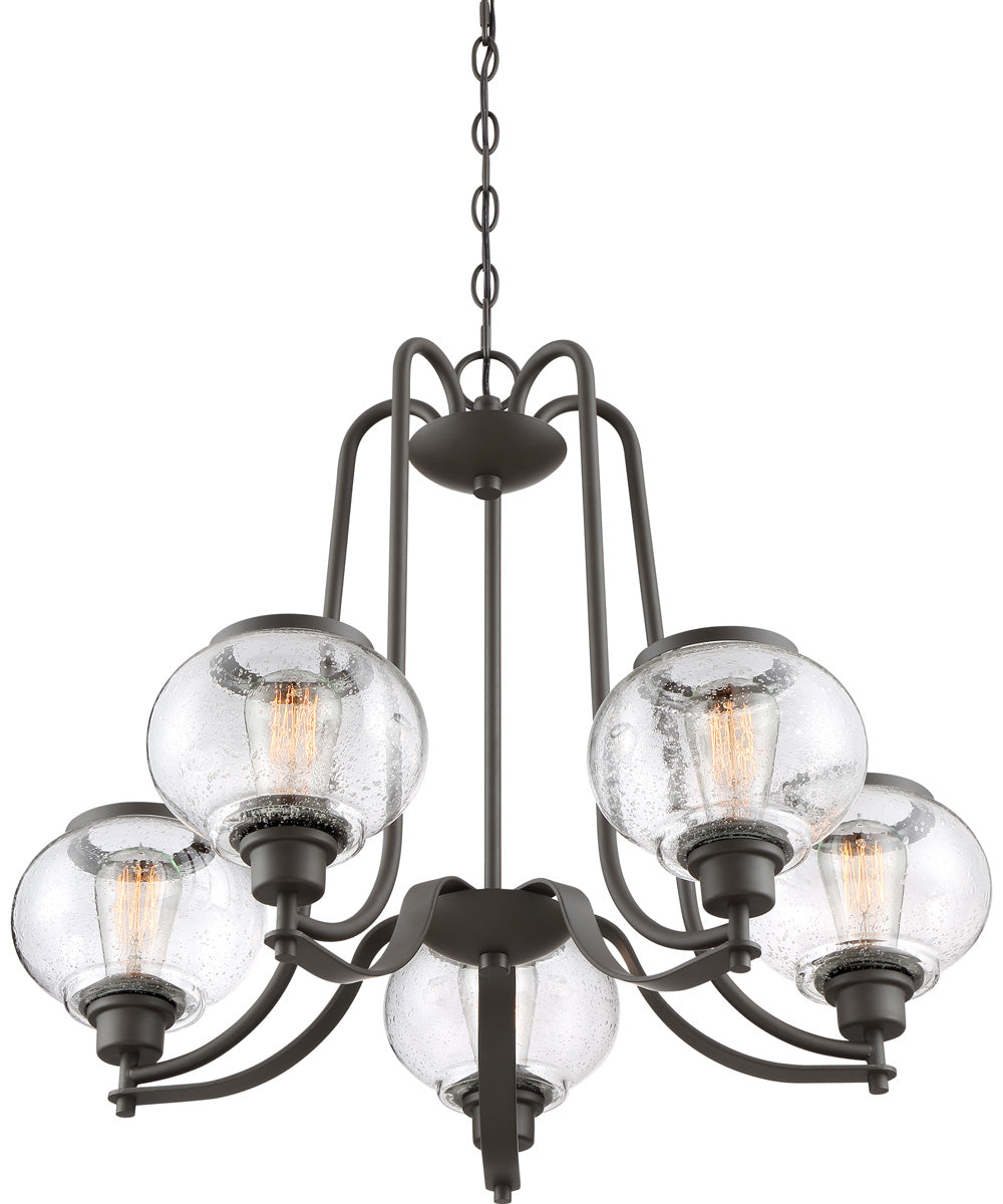 Trilogy 5-light Chandelier Old Bronze