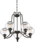 Trilogy 5-light Chandelier Old Bronze
