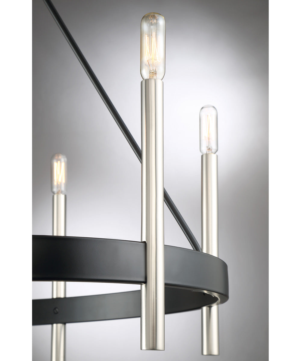 Anthem 6-light Chandelier Mystic Black
