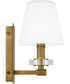 Kelsey Glen Small 1-light Wall Sconce Weathered Brass