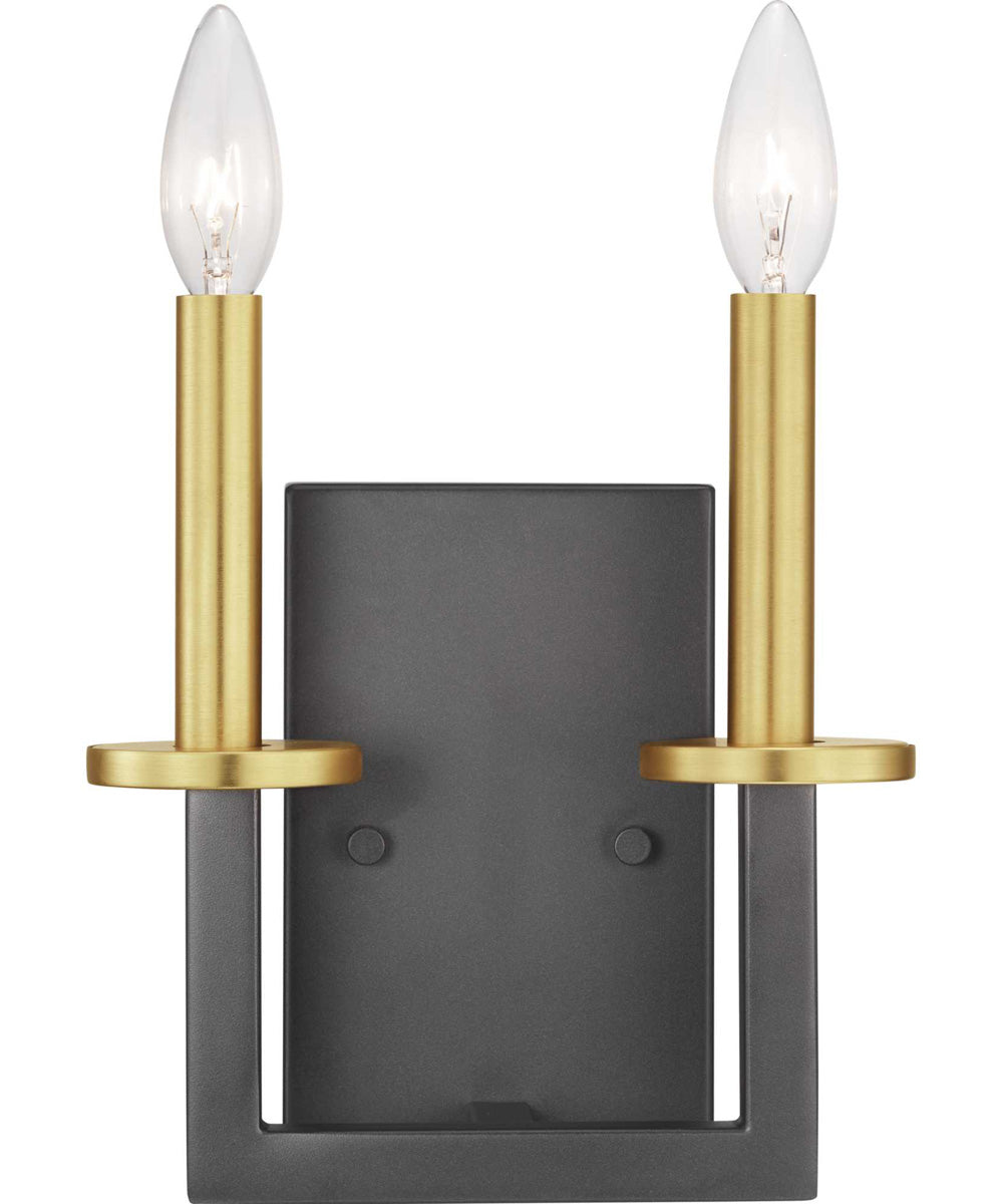 Blakely 2-Light Wall Bracket Graphite