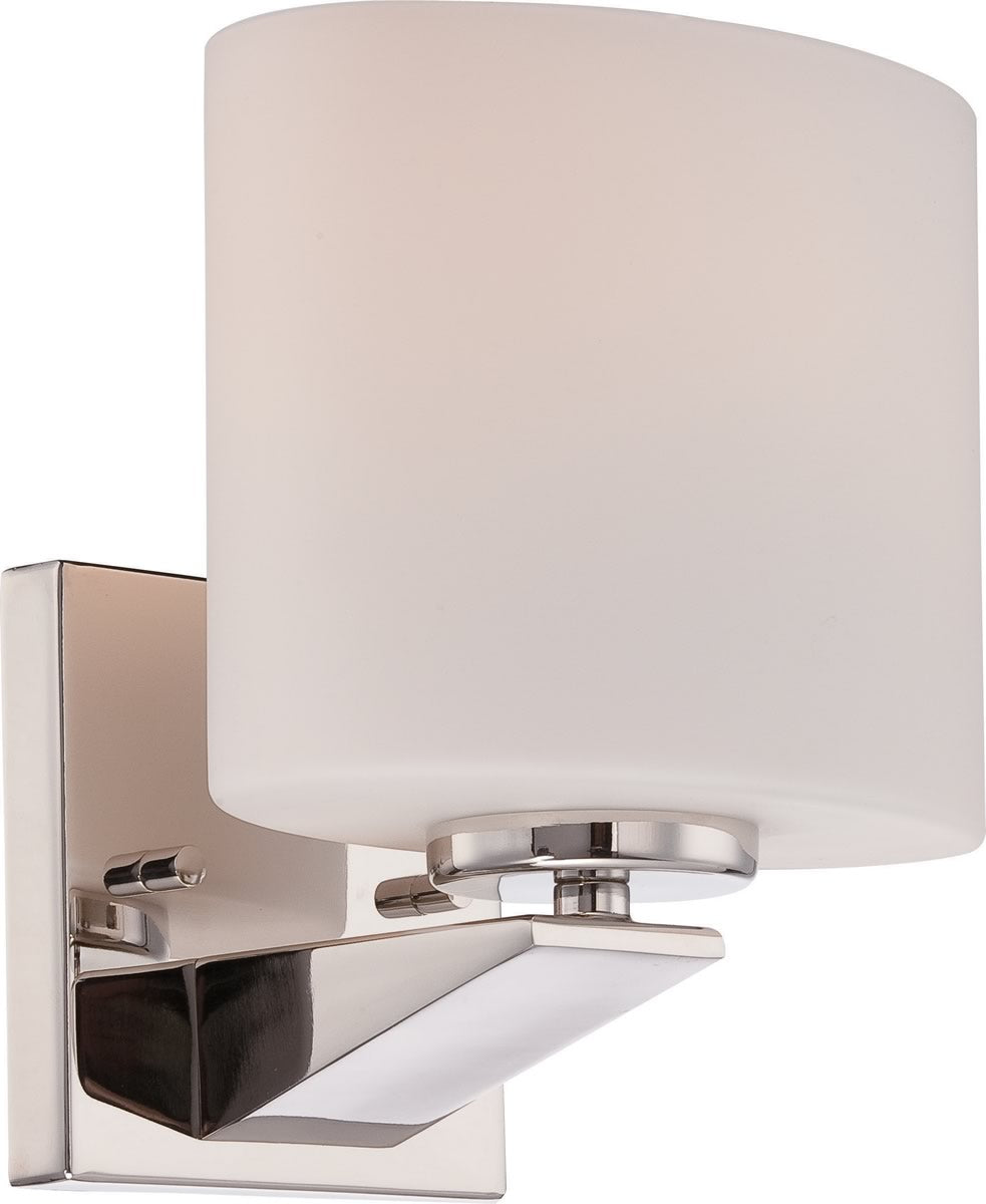 7"W Breeze 1-Light Vanity & Wall Polished Nickel