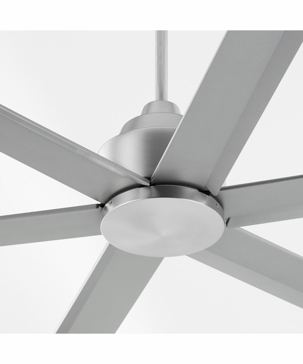 80" Titus Ceiling Fan Satin Nickel