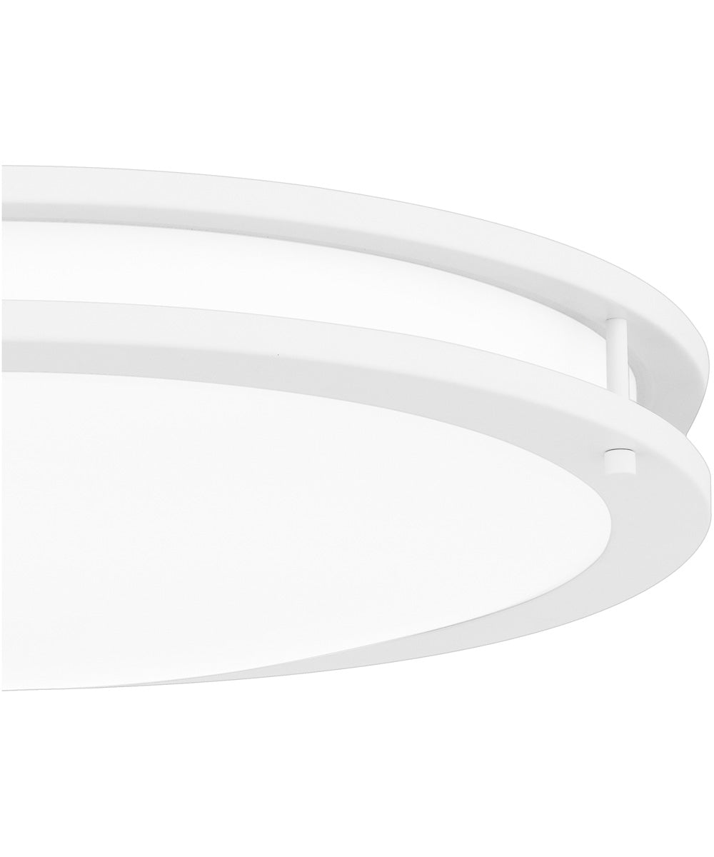 Euclid  Semi Flush Mount White Lustre