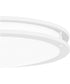 Euclid  Semi Flush Mount White Lustre