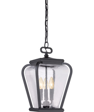 Province Large 3-light Outdoor Pendant Light Mystic Black