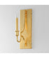 Normandy 1-Light Sconce Gold Leaf