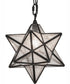 9" Wide Moravian Star Mini Pendant