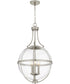 Quoizel Pendant Large 3-light Pendant Brushed Nickel