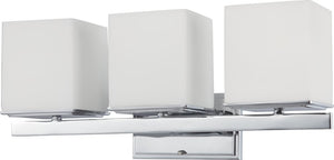 22"W Bento 3-Light Vanity & Wall Polished Chrome