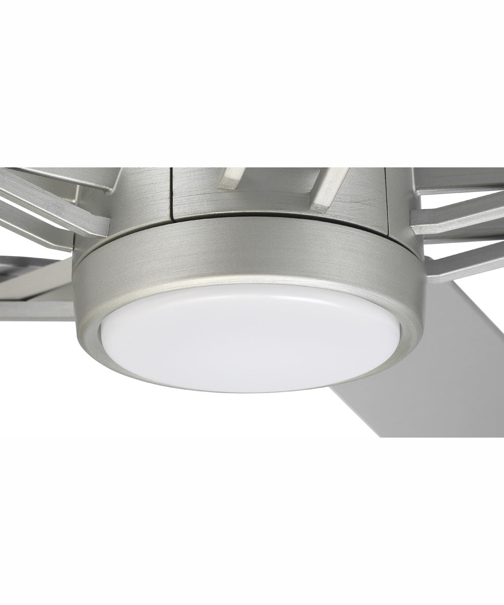 52" Wyatt 1-Light Ceiling Fan Painted Nickel