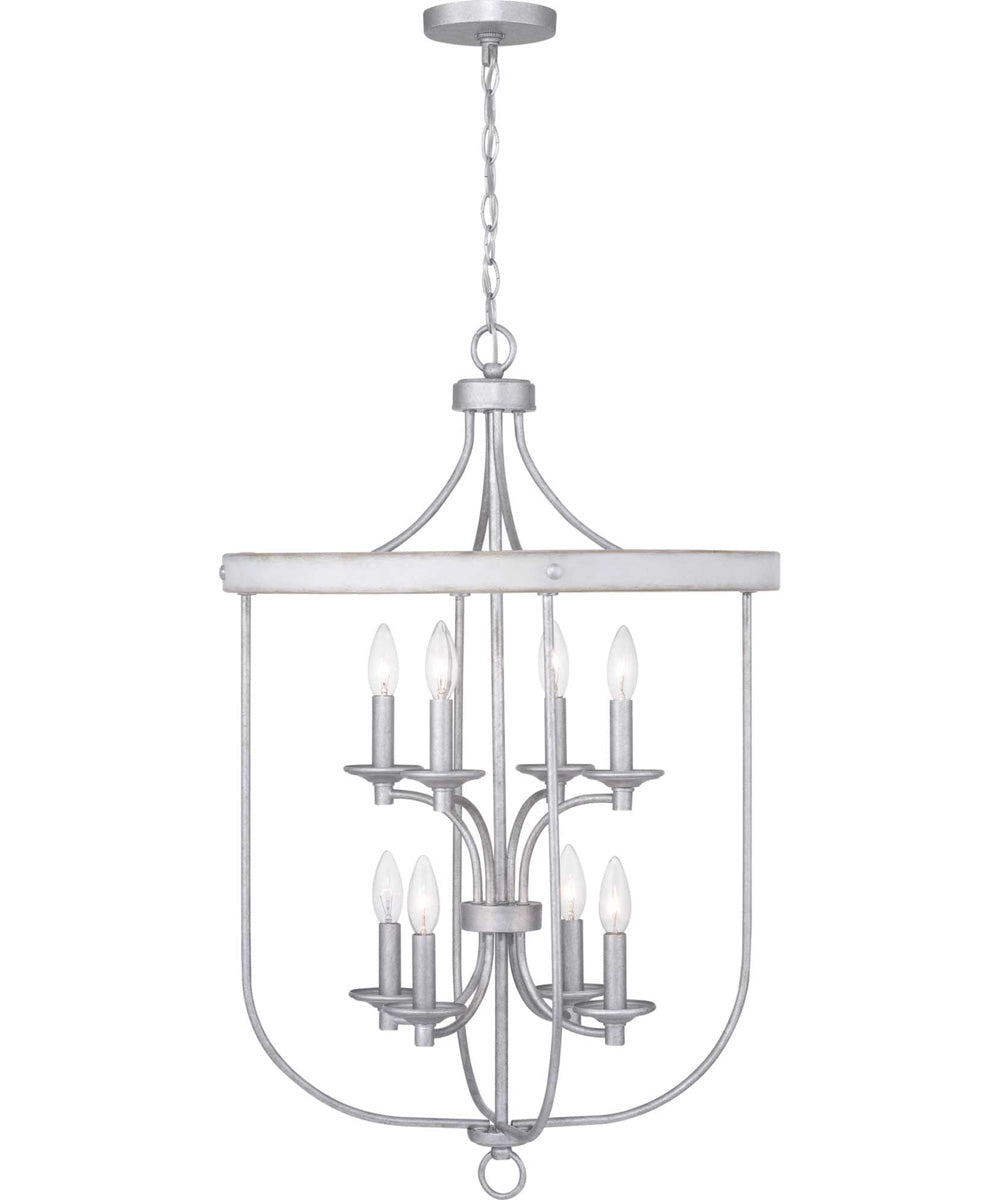 Gulliver 8-Light Foyer Galvanized Finish