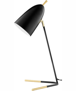 Edel 1-Light Metal Table Lamp Black