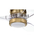 Sonnet WiFi 60 1-Light Ceiling Fan (Blades Included) Satin Brass