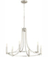 Olympus 6-light Chandelier Satin Nickel