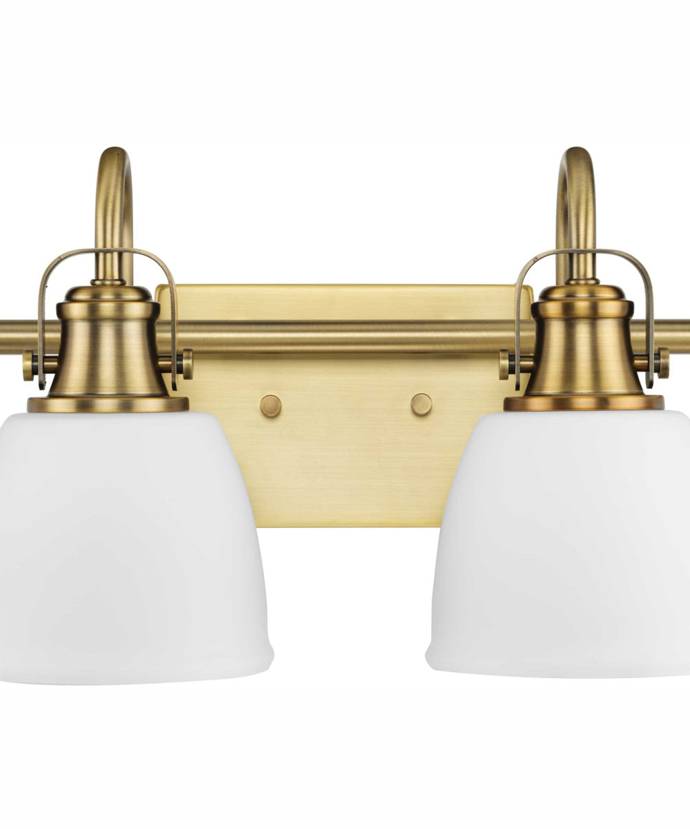 Preston 4-Light Coastal Bath Vanity Light Vintage Brass