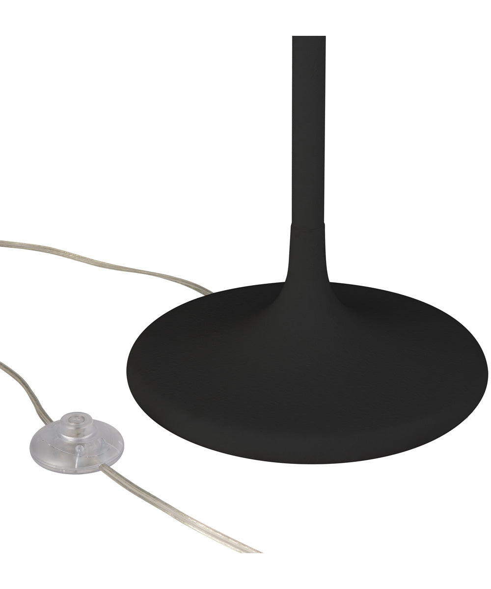 To a Tee 64'' High 1-Light Floor Lamp - Dry Black
