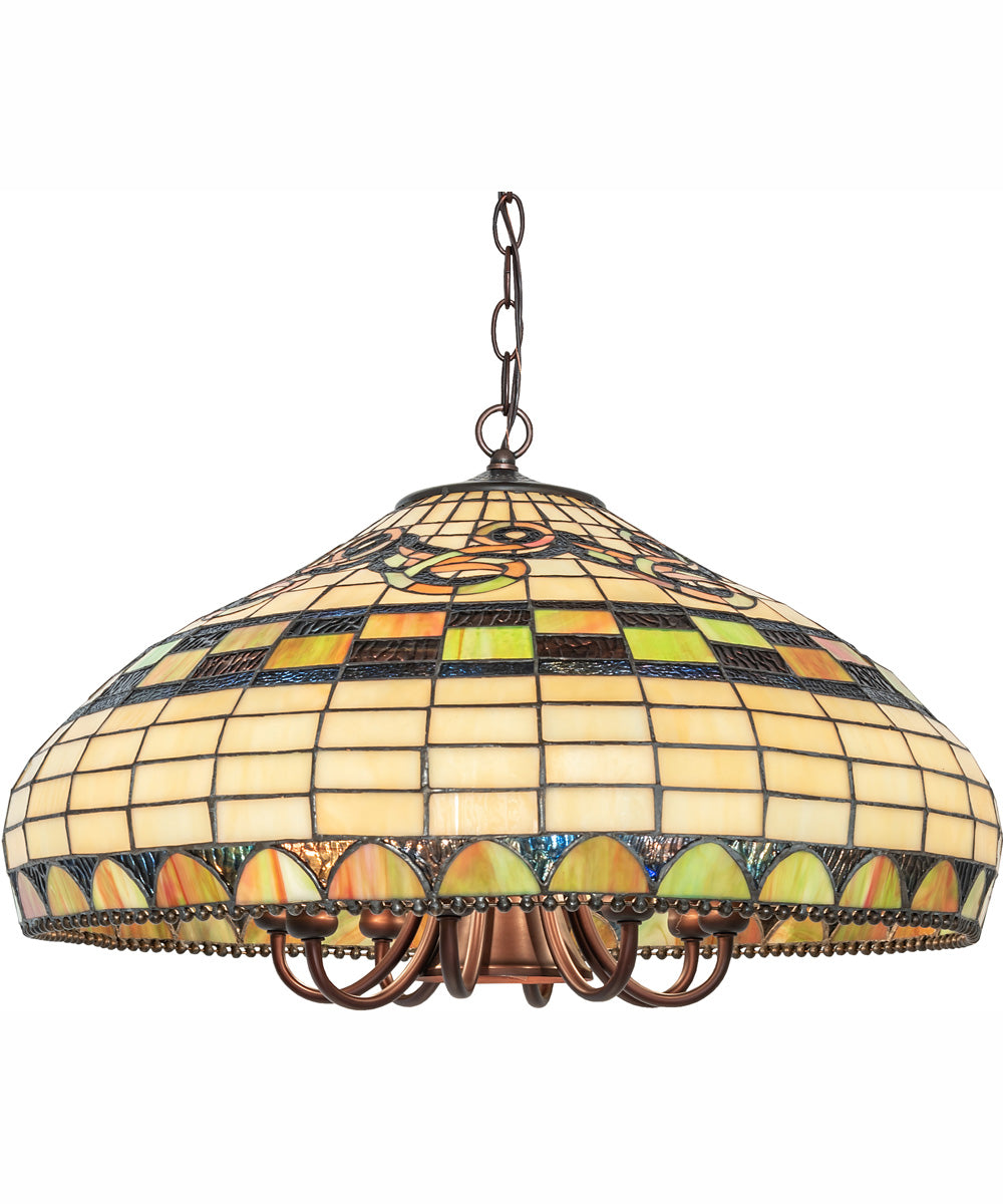 23" Wide Tiffany Edwardian Pendant