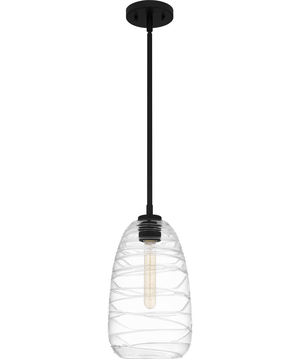 Quoizel Piccolo Pendant Small 1-light Mini Pendant Matte Black
