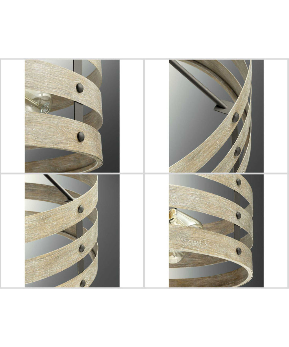 Gulliver 4-Light Coastal Pendant Light Graphite