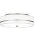 Quoizel Flush Mount Medium 3-light Flush Mount Brushed Nickel