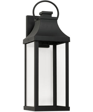 Bradford 1-Light Outdoor Wall-Lantern Rain or Shine - Black