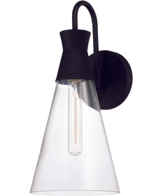 Paloma 1-Light Sconce Textured Black