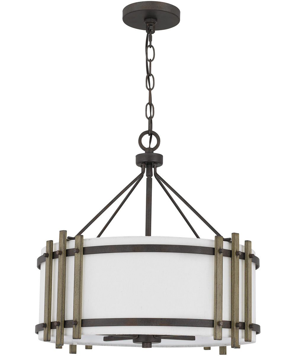 Juneau 4-light Pendant Iron Gate