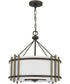 Juneau 4-light Pendant Iron Gate