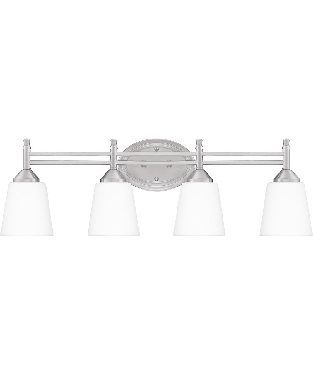 Billingsley Extra Large 4-light Bath Light Brushed Nickel