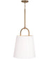 Brody 1-Light Pendant Aged Brass
