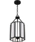 Martinique Small 3-light Mini Pendant Matte Black