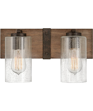 Sawyer 2-Light Vanity in Sequoia