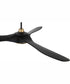 60" Envy 1-Light Indoor/Outdoor Ceiling Fan Flat Black/Satin Brass