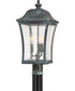 Bardstown Large 3-light Outdoor Post Light Aged Verde